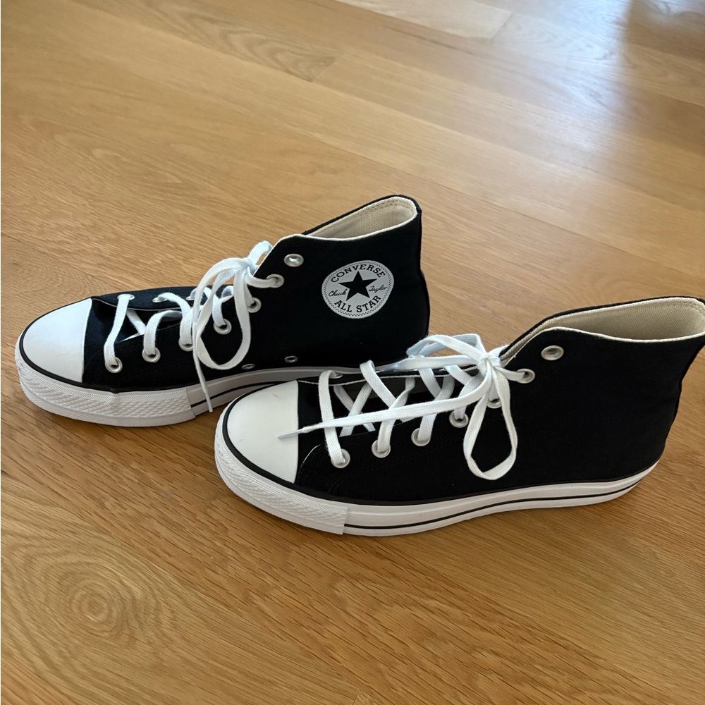 Converse Women Black High-Top Sneakers